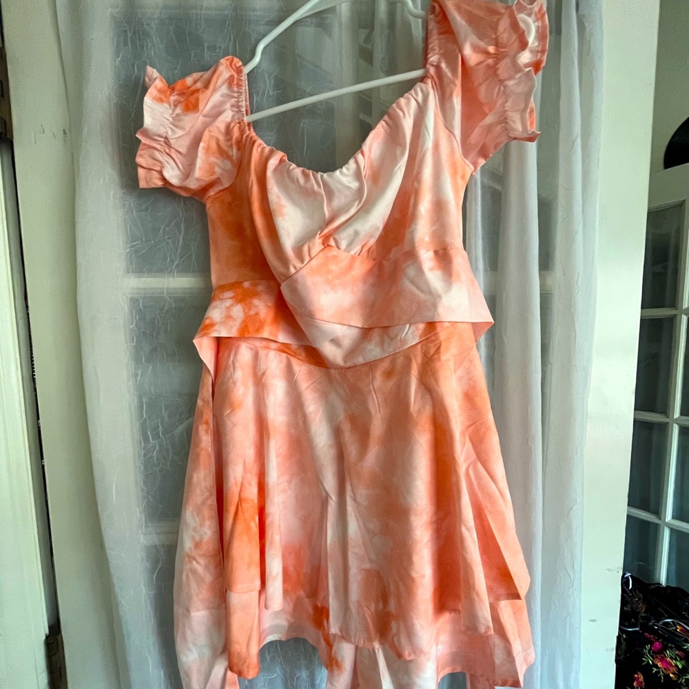 Peach Romper